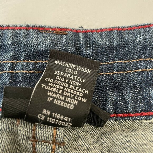 LANE BRYANT High Rise Boot Cut Blue Jeans Size 20 Average - Picture 6 of 9